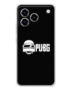 Чехол для ZTE Blade A76 с картинкой «PUBG — классический лого»