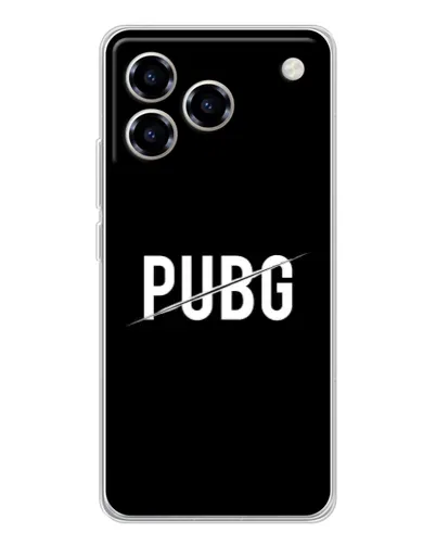 Чехол для ZTE Blade A76 с картинкой «PUBG — белый логотип» Чехол для ZTE Blade A76 с картинкой «PUBG — белый логотип»