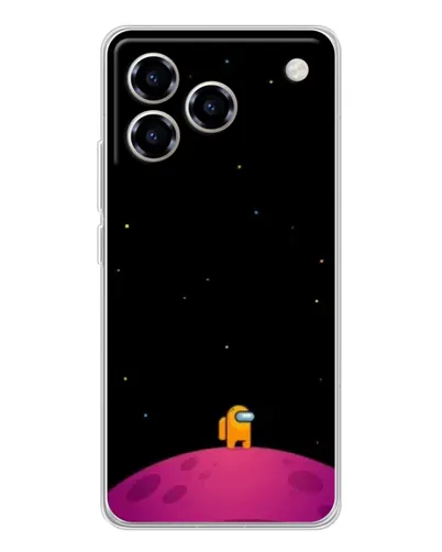 Чехол для ZTE Blade A76 с картинкой «Одинокий герой на планете» Чехол для ZTE Blade A76 с картинкой «Одинокий герой на планете»