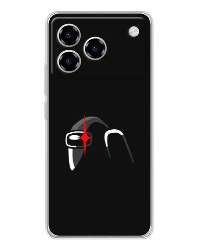 Чехол для ZTE Blade A76 с картинкой «Among Us шлем» Чехол для ZTE Blade A76 с картинкой «Among Us шлем»