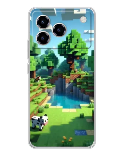 Чехол для ZTE Blade A76 с картинкой «Minecraft летний день» Чехол для ZTE Blade A76 с картинкой «Minecraft летний день»