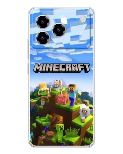 Чехол для ZTE Blade A76 с картинкой «Minecraft классический мир» Чехол для ZTE Blade A76 с картинкой «Minecraft классический мир»