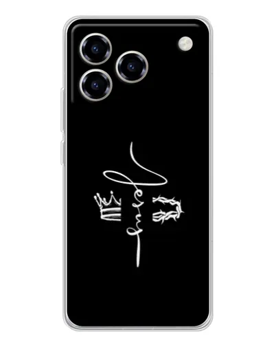 Чохол для ZTE Blade A76 з картинкою «Король Слави Jesus»