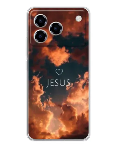 Чохол для ZTE Blade A76 з картинкою «Сяйво Імені Jesus»