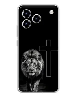 Чохол для ZTE Blade A76 з картинкою «Лев та Хрест» Чохол для ZTE Blade A76 з картинкою «Лев та Хрест»