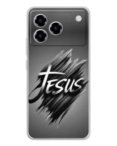 Чохол для ZTE Blade A76 з картинкою «Напис Jesus Graffiti»