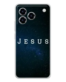 Чохол для ZTE Blade A76 з картинкою «Зоряне небо Jesus»