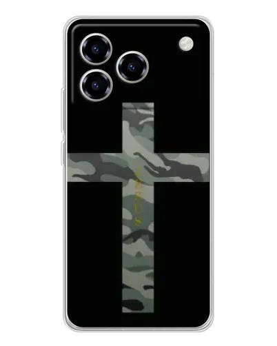 Чохол для ZTE Blade A76 з картинкою «Мілітарі Хрест»