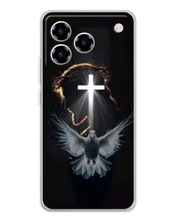 Чохол для ZTE Blade A76 з картинкою «Голуб та Світло»