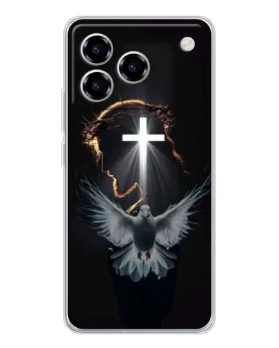 Чохол для ZTE Blade A76 з картинкою «Голуб та Світло»
