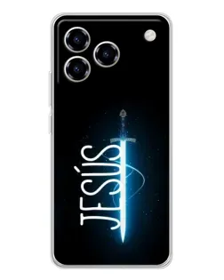 Чохол для ZTE Blade A76 з картинкою «Меч Духа Jesus»