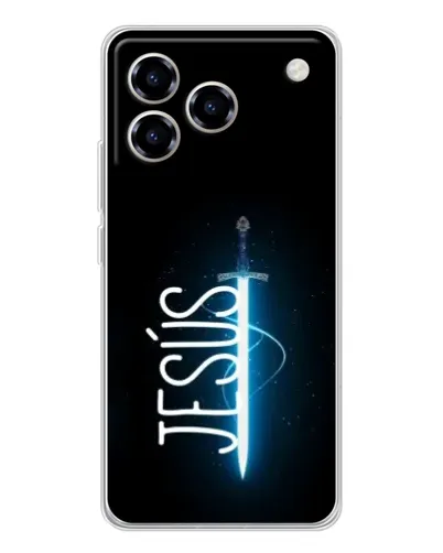 Чохол для ZTE Blade A76 з картинкою «Меч Духа Jesus»