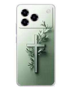 Чехол для ZTE Blade A76 с картинкой «Оливковая ветвь»