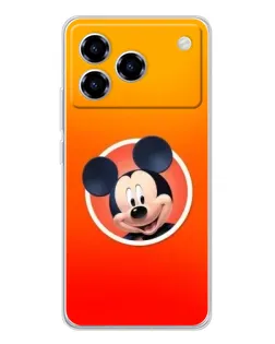 Чохол для ZTE Blade A76 з картинкою «Mickey в колі»