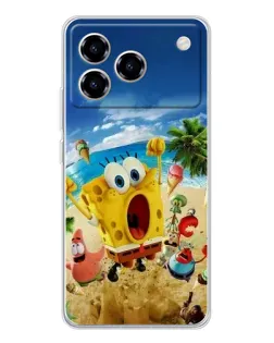 Чехол для ZTE Blade A76 с картинкой «Развлечения на пляже»