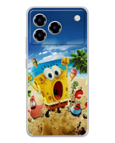Чехол для ZTE Blade A76 с картинкой «Развлечения на пляже»