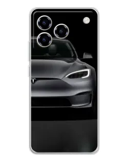 Чехол для ZTE Blade A76 с картинкой «Tesla Model S Look» Чехол для ZTE Blade A76 с картинкой «Tesla Model S Look»