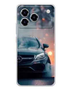 Чехол для ZTE Blade A76 с картинкой «Mercedes — ночной город» Чехол для ZTE Blade A76 с картинкой «Mercedes — ночной город»
