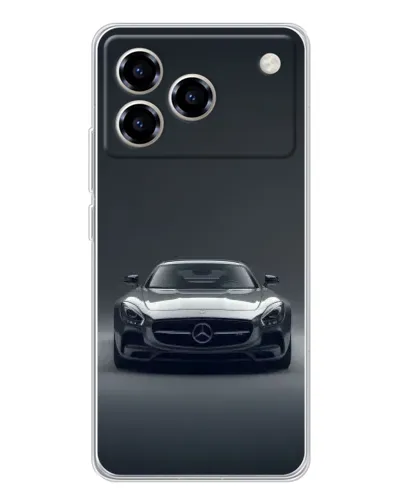 Чехол для ZTE Blade A76 с картинкой «Mercedes на черном» Чехол для ZTE Blade A76 с картинкой «Mercedes на черном»