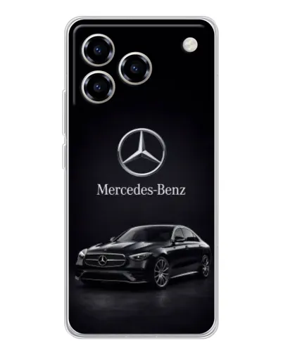 Чехол для ZTE Blade A76 с картинкой «Mercedes — решетка радиатора» Чехол для ZTE Blade A76 с картинкой «Mercedes — решетка радиатора»