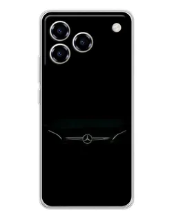 Чехол для ZTE Blade A76 с картинкой «Mercedes Stealth Look»