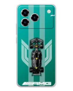 Чехол для ZTE Blade A76 с картинкой «Mercedes AMG Petronas»