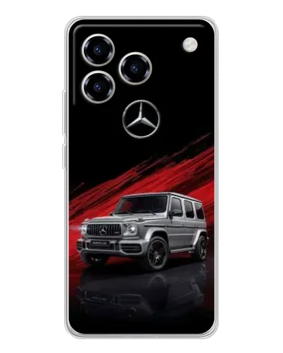Чехол для ZTE Blade A76 с картинкой «Mercedes G-Class красный» Чехол для ZTE Blade A76 с картинкой «Mercedes G-Class красный»