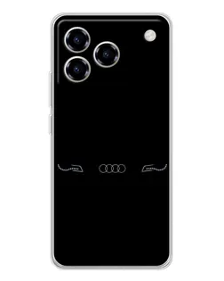 Чехол для ZTE Blade A76 с картинкой «Audi — световой подпись» Чехол для ZTE Blade A76 с картинкой «Audi — световой подпись»