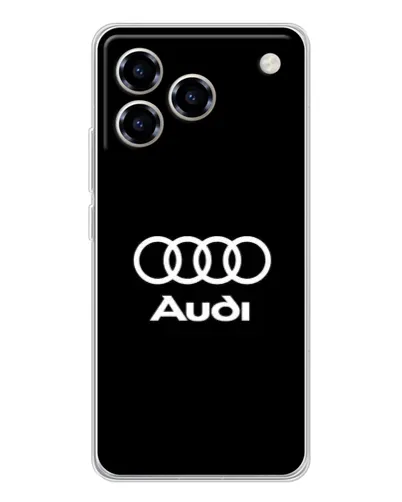 Чехол для ZTE Blade A76 с картинкой «Классическое лого Audi»