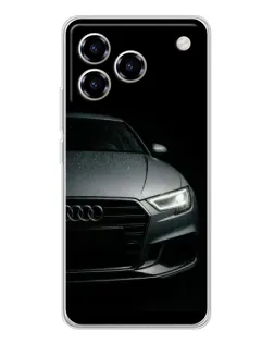 Чехол для ZTE Blade A76 с картинкой «Audi — детализация кузова» Чехол для ZTE Blade A76 с картинкой «Audi — детализация кузова»