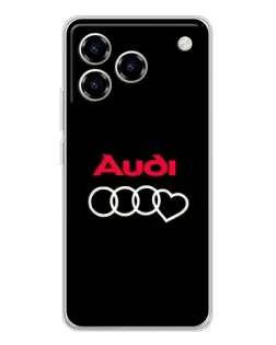 Чехол для ZTE Blade A76 с картинкой «Логотип Audi Heart» Чехол для ZTE Blade A76 с картинкой «Логотип Audi Heart»
