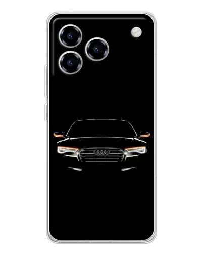 Чехол для ZTE Blade A76 с картинкой «Audi — ночной контур»