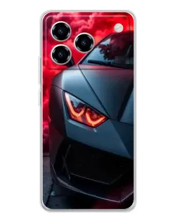 Чехол для ZTE Blade A76 с картинкой «Lamborghini красное сияние» Чехол для ZTE Blade A76 с картинкой «Lamborghini красное сияние»