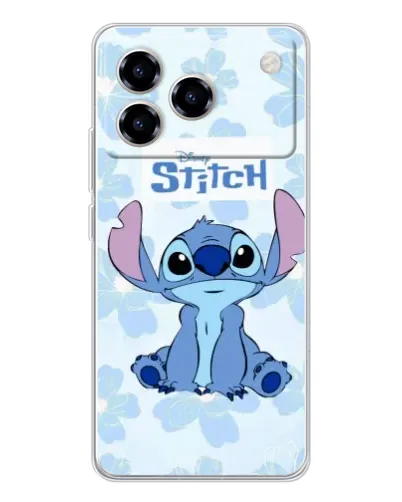 Чехол для ZTE Blade A76 с картинкой «Stitch среди цветов» Чехол для ZTE Blade A76 с картинкой «Stitch среди цветов»