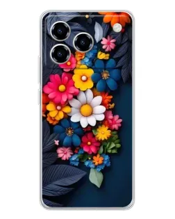 Чохол для ZTE Blade A76 з картинкою «Квіткова феєрія»