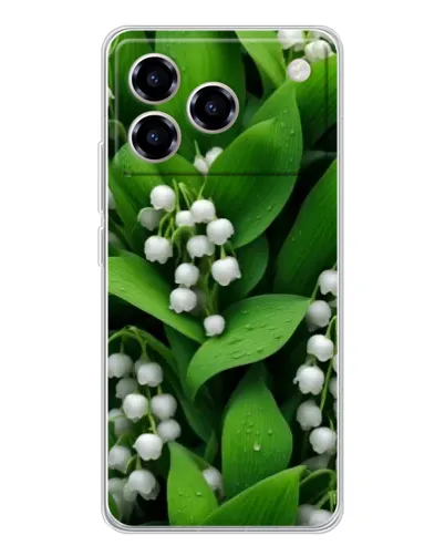 Чохол для ZTE Blade A76 з картинкою «Конвалії в зелені»