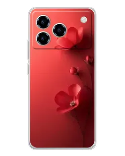 Чохол для ZTE Blade A76 з картинкою «Макові суцвіття»