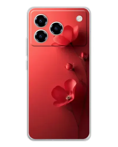 Чохол для ZTE Blade A76 з картинкою «Макові суцвіття»