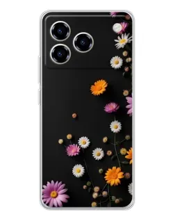 Чохол для ZTE Blade A76 з картинкою «Квіткова композиція»