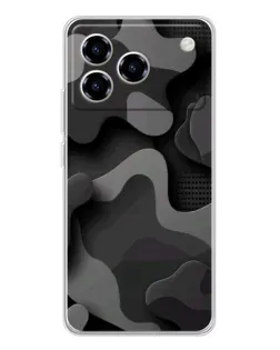 Чохол для ZTE Blade A76 з картинкою «Темний абстрактний камуфляж» Чохол для ZTE Blade A76 з картинкою «Темний абстрактний камуфляж»