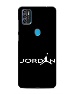 Чехол для ZTE Blade A7s 2020 с картинкой «Jordan White Logo»