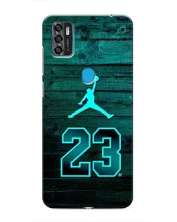 Чехол для ZTE Blade A7s 2020 с картинкой «Jordan Cyan 23»