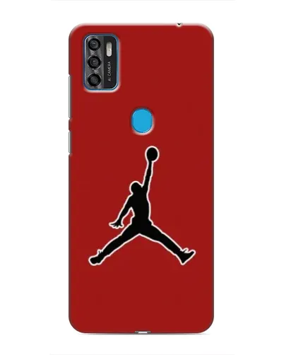 Чехол для ZTE Blade A7s 2020 с картинкой «Jordan Red Back»