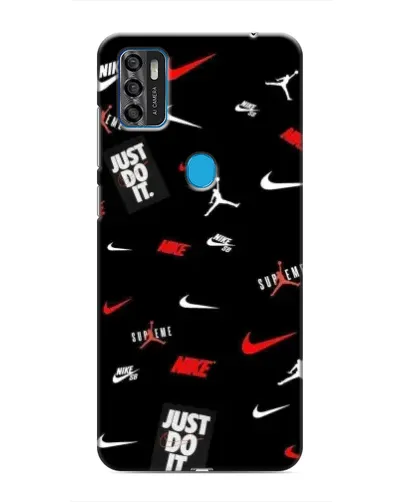 Чехол для ZTE Blade A7s 2020 с картинкой «Nike Mix Pattern»