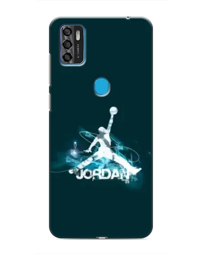 Чехол для ZTE Blade A7s 2020 с картинкой «Jordan Blue Fire»