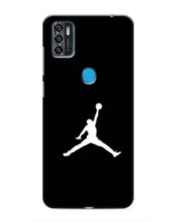 Чехол для ZTE Blade A7s 2020 с картинкой «Jordan Silhouette»