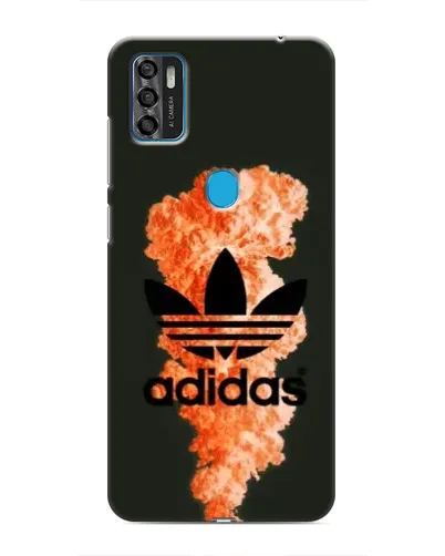 Чохол для ZTE Blade A7s 2020 з картинкою «Помаранчевий дим Adidas»