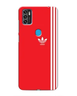 Чохол для ZTE Blade A7s 2020 з картинкою «Червоний мінімалізм Adidas»