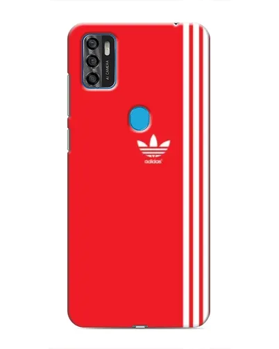 Чохол для ZTE Blade A7s 2020 з картинкою «Червоний мінімалізм Adidas»