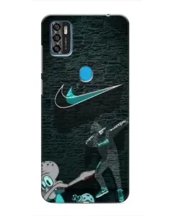Чехол для ZTE Blade A7s 2020 с картинкой «Спортивный арт Nike»
